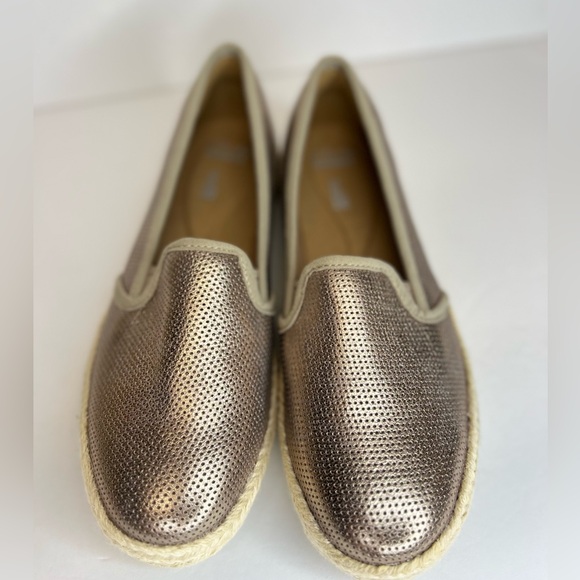 Clarks Collection Womens Azella Theoni Rose Gold Metallic Slip Ons Sz 8.5M NWOB - Picture 12 of 16